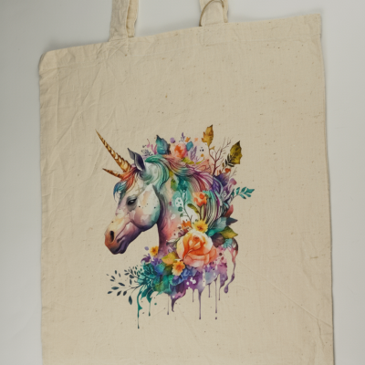 Stofftasche/-beutel Pferd Bunt