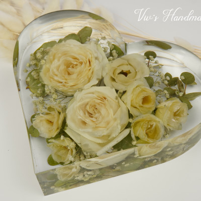 Brautstrauß konservieren / Hochzeitsstrauß Verewigung Epoxidharz