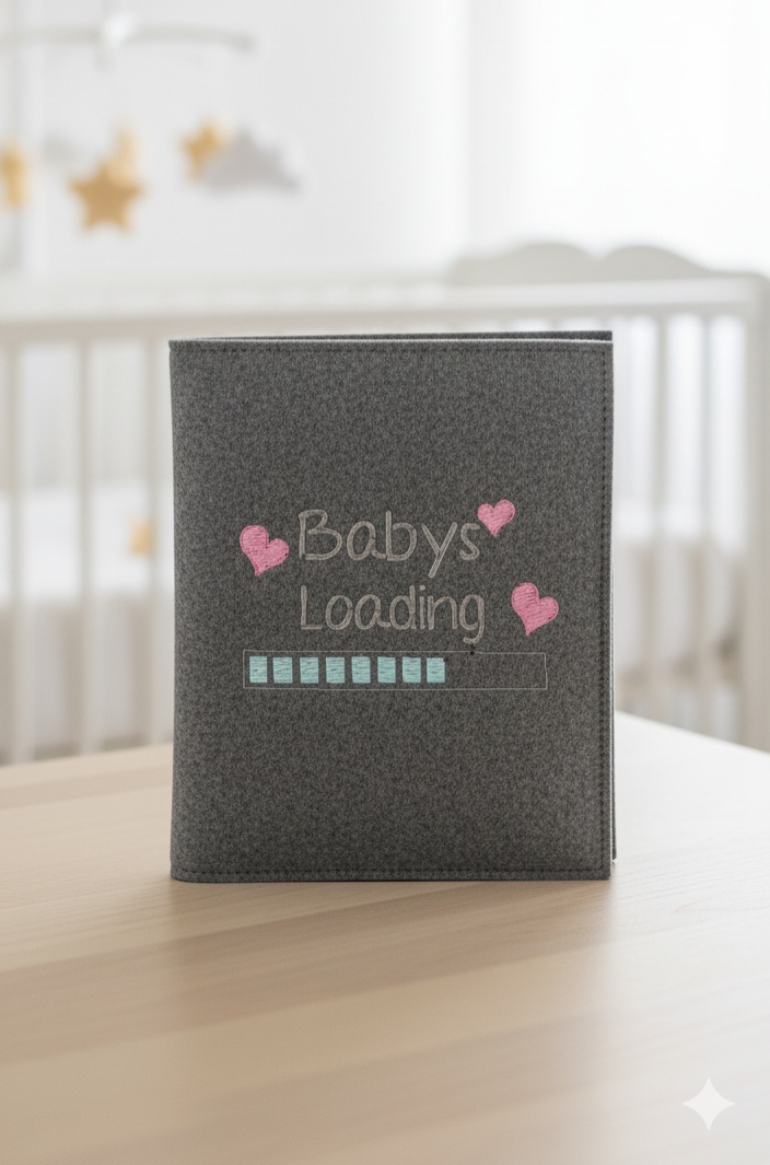 Bestickte Hülle für Mutterpass – Bild 10