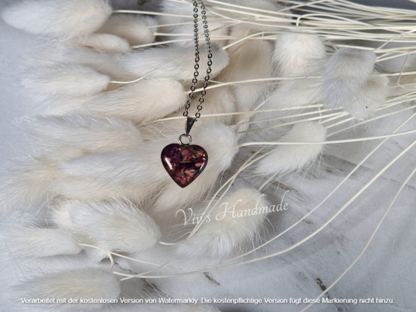 Schmuck aus Brautstrauß kettenanhänger