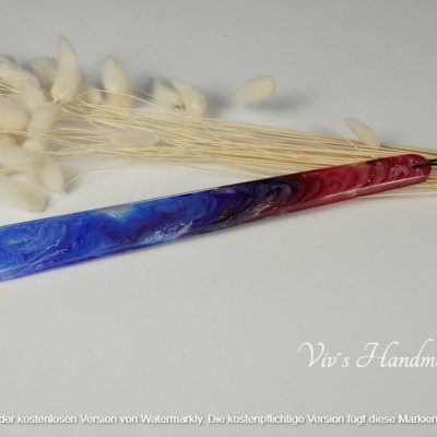 Stickhilfe Blau/Lila/Rot Alkohol Ink Epoxidharz