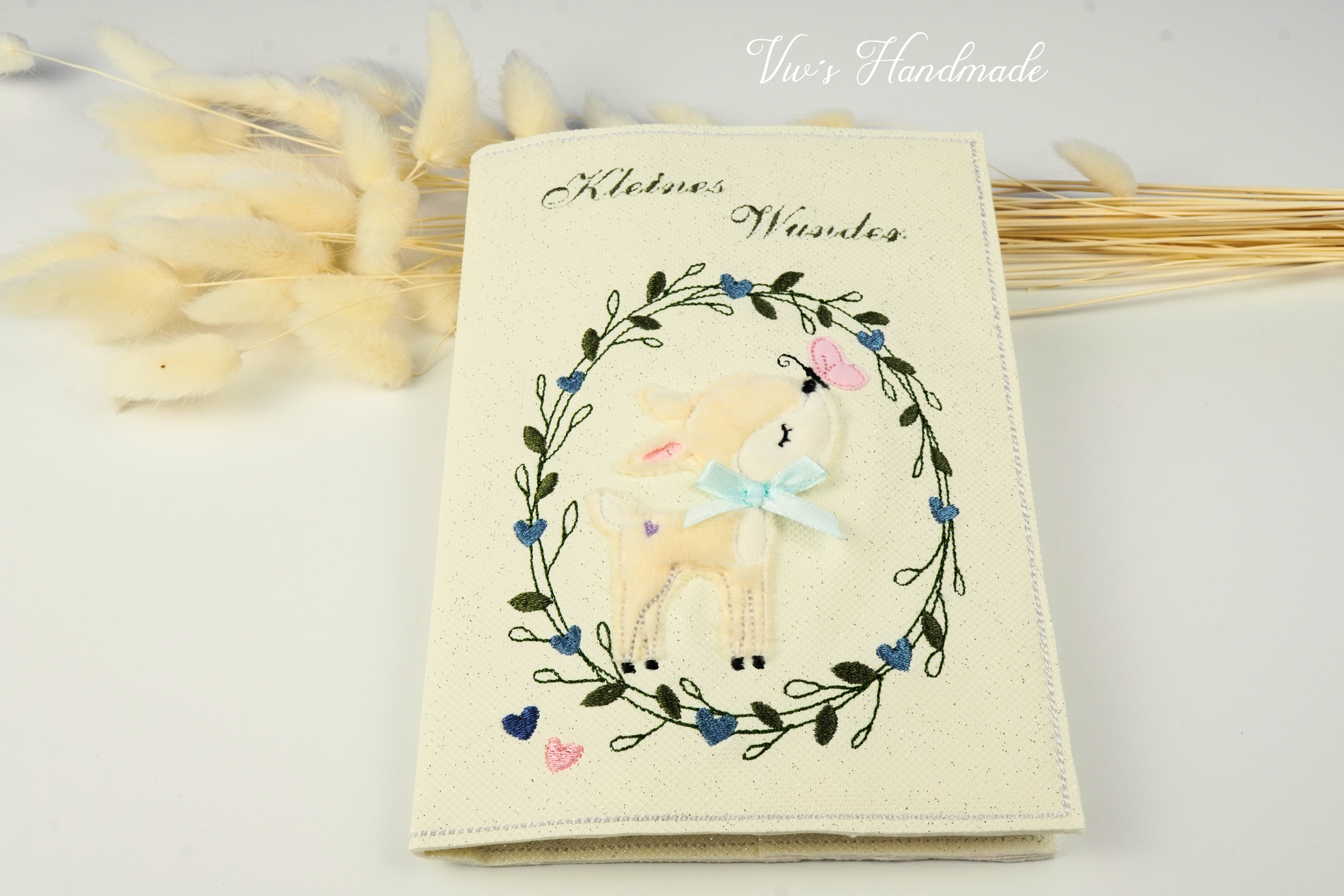 Bestickte Hülle für Mutterpass