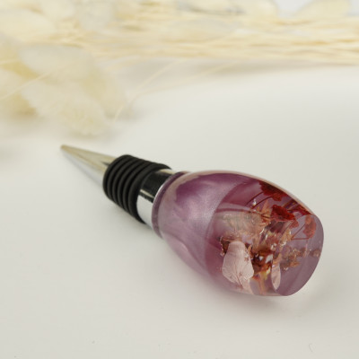 Weinverschluss Trockenblumen Epoxidharz