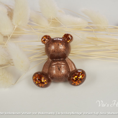 Teddy Magnet Bronze Epoxidharz