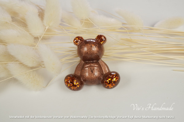 Teddy Magnet Bronze Epoxidharz