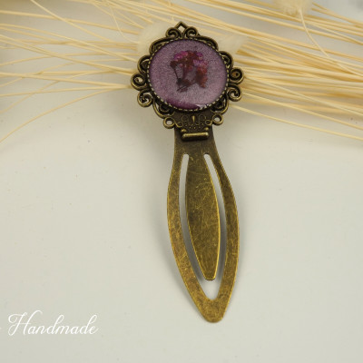 Lesezeichen Blumen Epoxidharz
